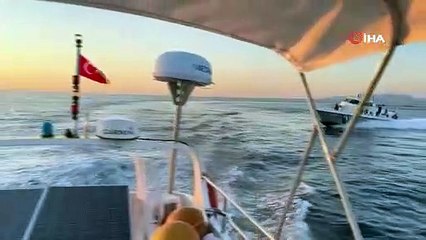Yunanlılar Türk balıkçı teknesini taciz etti