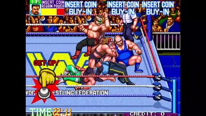 WWF WrestleFest (Arcade) Royal Rumble - Complete - Highest Difficulty - The Big Boss Man