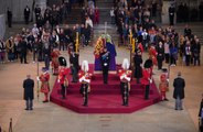 Queen Elizabeth's eight grandchildren hold historic vigil around her coffin