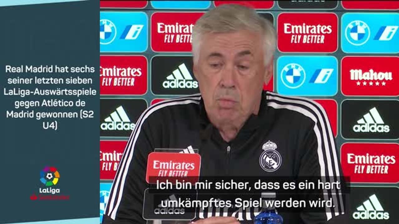 Ancelotti erwartet ein brisantes Madrider Derby