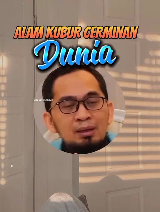 Amal kubur merupakan cerminan dari dunia