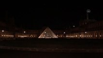 Son dakika haberleri! Louvre Müzesi piramidi enerji tasarrufu için erken karartıldı