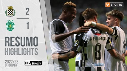 Highlights: Boavista 2-1 Sporting (Liga 22/23 #7)