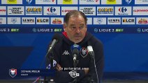 J9 Ligue 2 BKT : la réaction de Stéphane Moulin après Grenoble F38 1-0 SMCaen