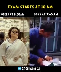 exam time