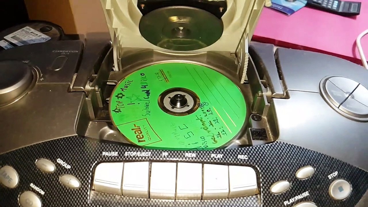 CD-R with open cover
