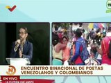 Min.Freddy Ñáñez lidera Encuentro Binacional de Poetas Venezolanos y Colombianos
