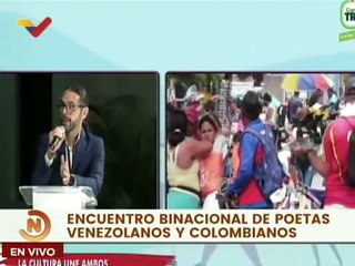 Descargar video: Min.Freddy Ñáñez lidera Encuentro Binacional de Poetas Venezolanos y Colombianos