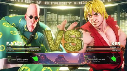 FANG vs Ken (Hardest AI) - Street Fighter V