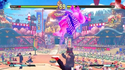 E. Honda vs ED (Hardest AI) - Street Fighter V