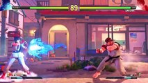 Ryu vs Sakura (Hardest AI) - Street Fighter V