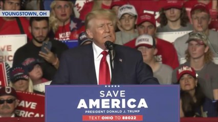 President Trump holds rally in Youngstown, Ohio September 17 2022