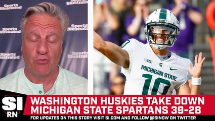 Washington Huskies Take Down Michigan State Spartans 39-28