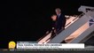 Obsèques de la Reine : Regardez les images de l'arrivée cette nuit à Londres du Président Joe Biden et de sa femme