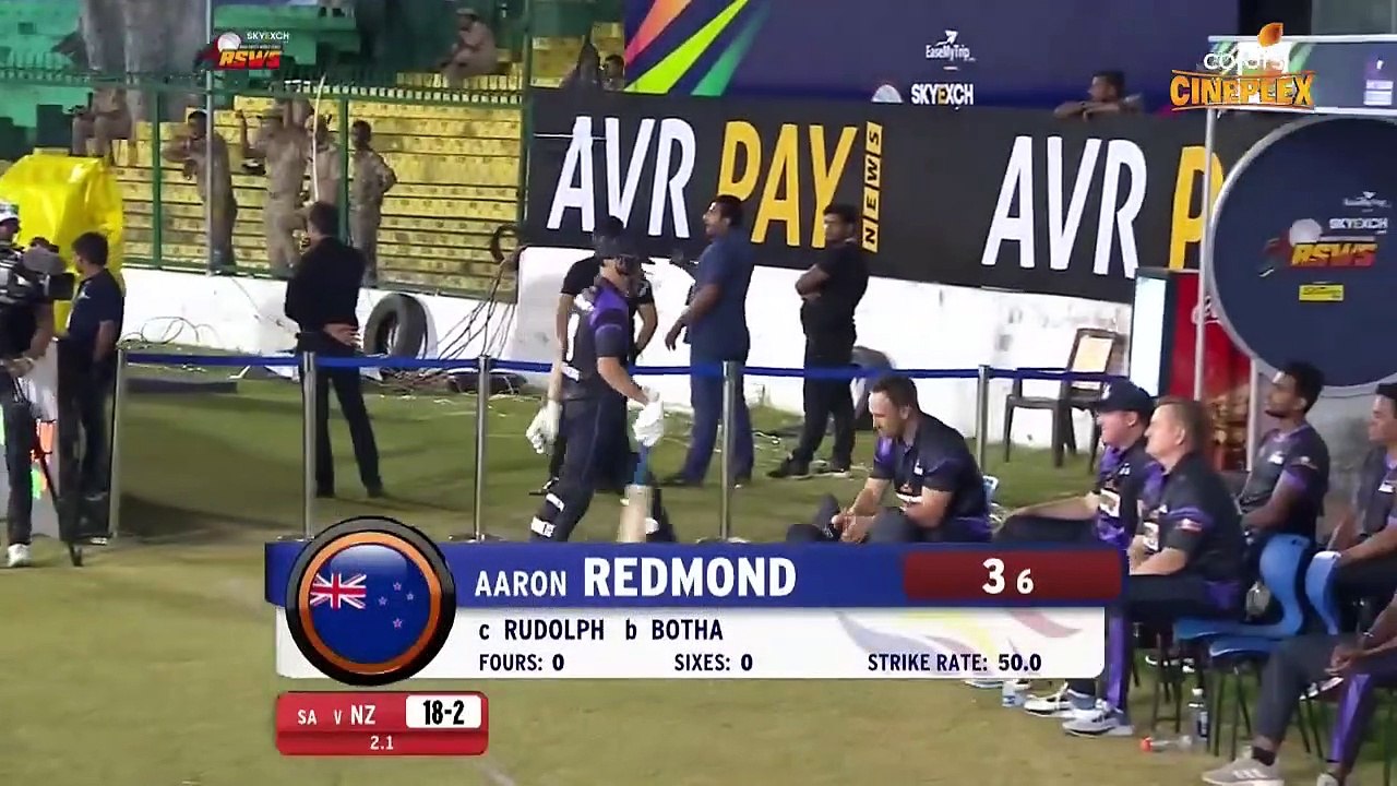 New Zealand Legends vs South Africa Legends - Match Highlights