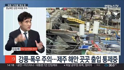 [뉴스초점] 태풍 '난마돌' 북상…제주·영남 강한 비바람 주의