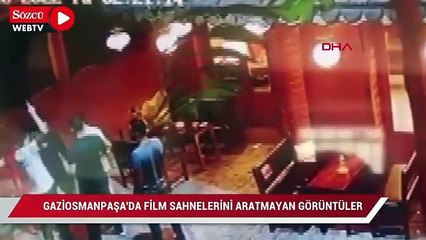 Gaziosmanpaşa'da bir kişinin öldüğü çatışmanın güvenlik kamera görüntüleri ortaya çıktı