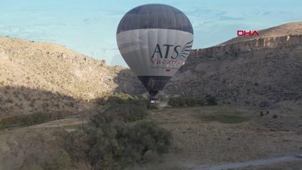 IHLARA VADİSİ'NDE BALONLA YOLCULUK TEKRAR BAŞLADI