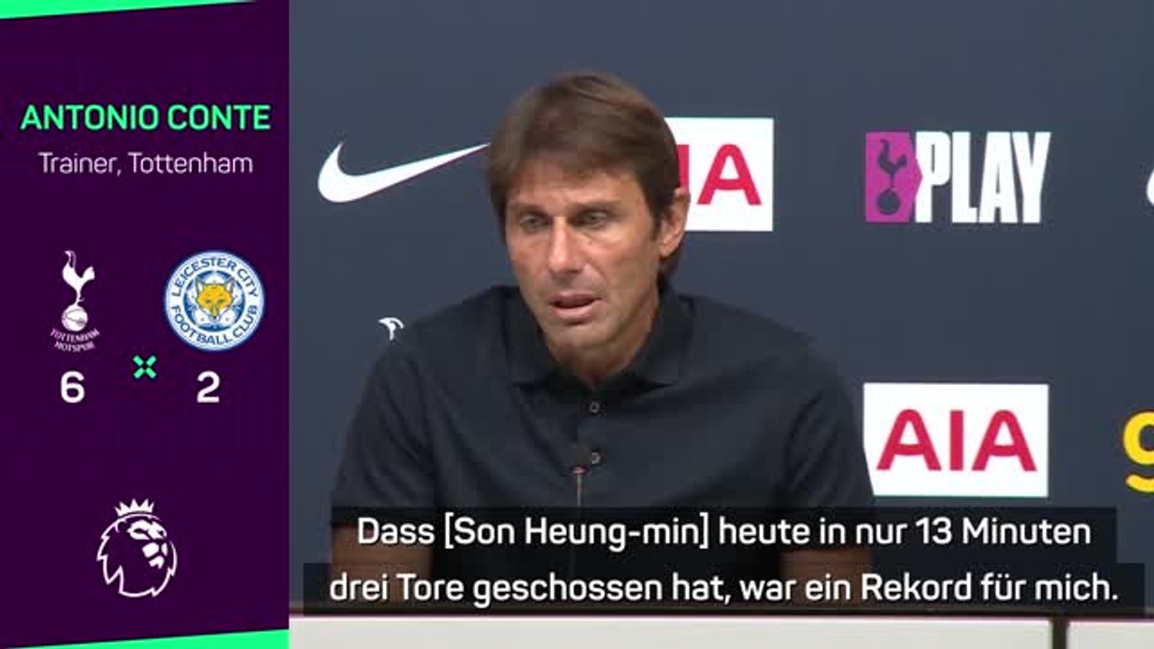 Conte: Son-Hattrick "war ein Rekord für mich"