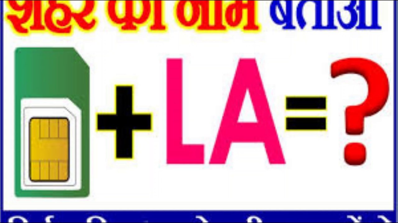 Guess The City Name !!