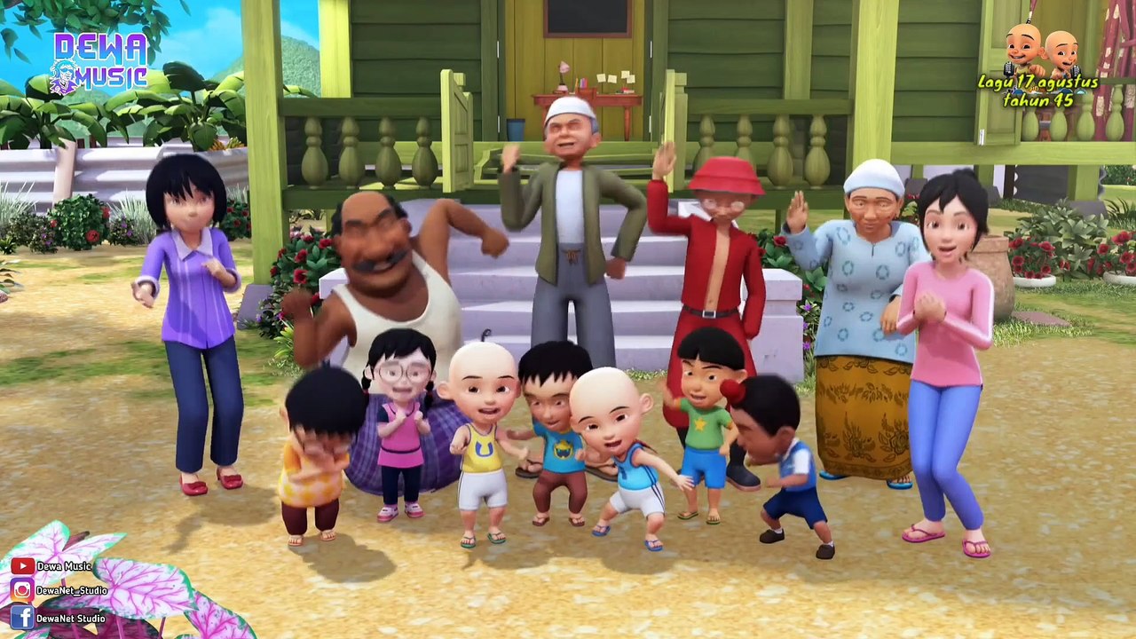 Lagu 17 agustus tahun 45 ( upin ipin terbaru )