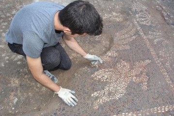 Balatlar Yapı Topluluğu'nda Helenistik Döneme ait yeni mozaiklere ulaşıldı