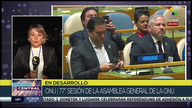 Presidentes latinoamericanos intervienen en la 77 sesión de la Asamblea General de la ONU