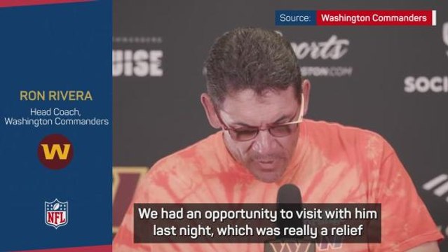 Commanders head coach provides update on NFL rookie after shooting