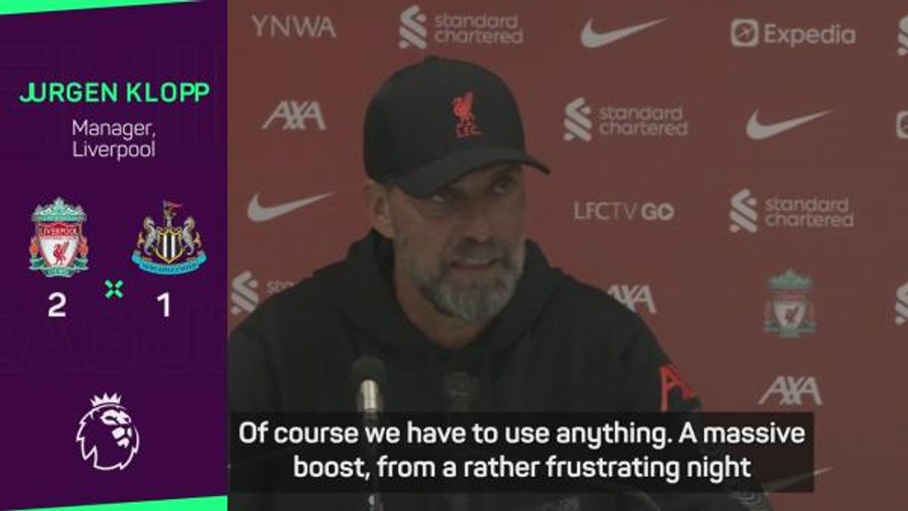 Klopp hoping to grab momentum from dramatic Newcastle winner
