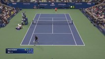 US Open ball boy saves Medvedev with impressive catch