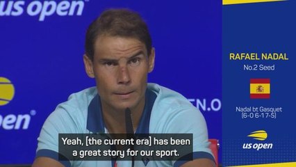 Nadal 'honoured' to be part of tennis' golden era