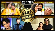Sonam's Baby Boy's Photo & Name, Vicky - Katrina's Romantic Photo, Kangana SLAMS Karan | Top 10 News