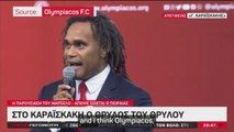 Marcelo presented as new Olympiacos player in front of packed stadium