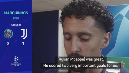 Marquinhos hails 'important' Mbappe goals