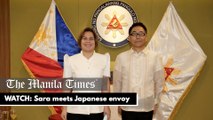 WATCH: Sara meets Japanese envoy