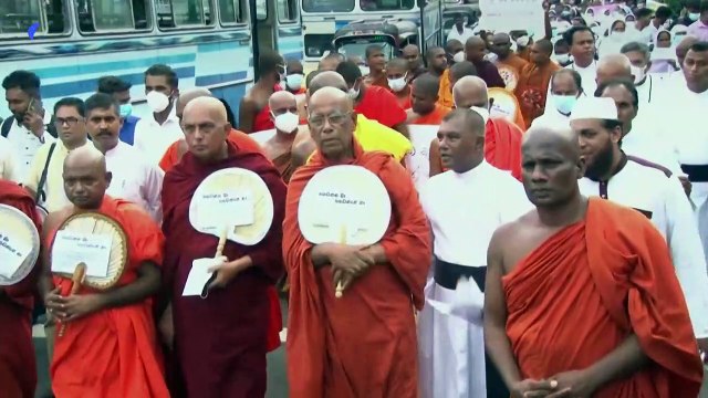 Sri Lankan religious groups protest electricity price hike