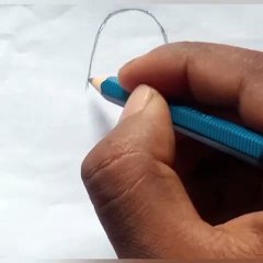 Simple and easy pencil drawing | how to draw a girl from backside