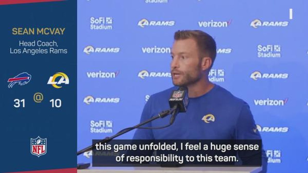 McVay shoulders blame for Rams opening day defeat