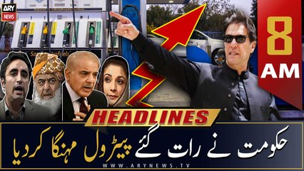 ARY News Headlines | 8 AM | 21st September 2022