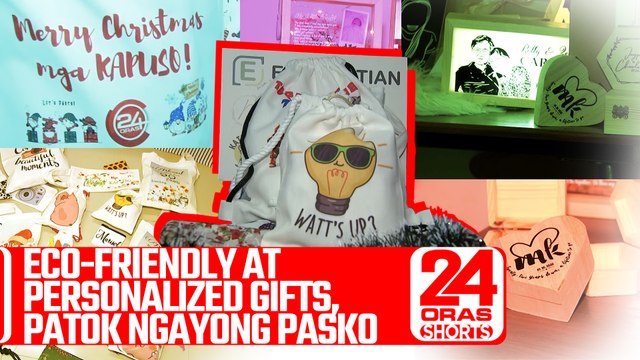 Eco-friendly at personalized gifts, patok ngayong Pasko | 24 Oras Shorts