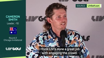 LIV Tour 'awesome' as Smith dominates round 2 in Chicago