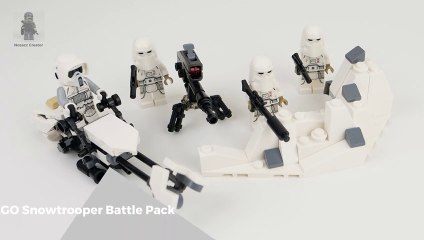 LEGO Star Wars | 75320 --- Snowtrooper Battle Pack --- unboxing and pure build