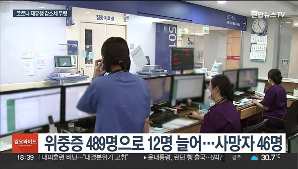 신규확진 3만4,764명…재유행 감소세 지속