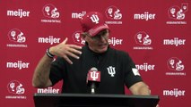 Indiana Football Coach Tom Allen Discusses 33-30 Win Over Western Kentucky