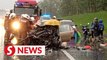 Crash near Kluang claims the lives of family of four