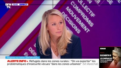 Sanctions contre la Russie: pour Marion Maréchal, "on ne peut pas aller au-delà (...), l'étape supplémentaire c'est la 3e guerre mondiale"