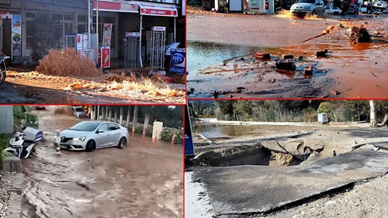 Bodrum’da su isale hattı aynı noktada 7. kez patladı