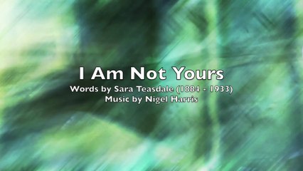 I Am Not Yours