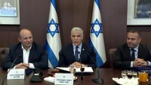 İsrail Başbakanı Yair Lapid, haftalık kabine toplantısında konuştu