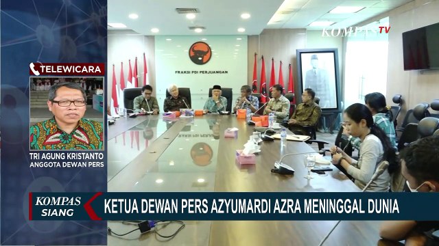 Ketua Dewan Pers & Cendekiawan Muslim, Azyumardi Azra Meninggal Dunia di Malaysia